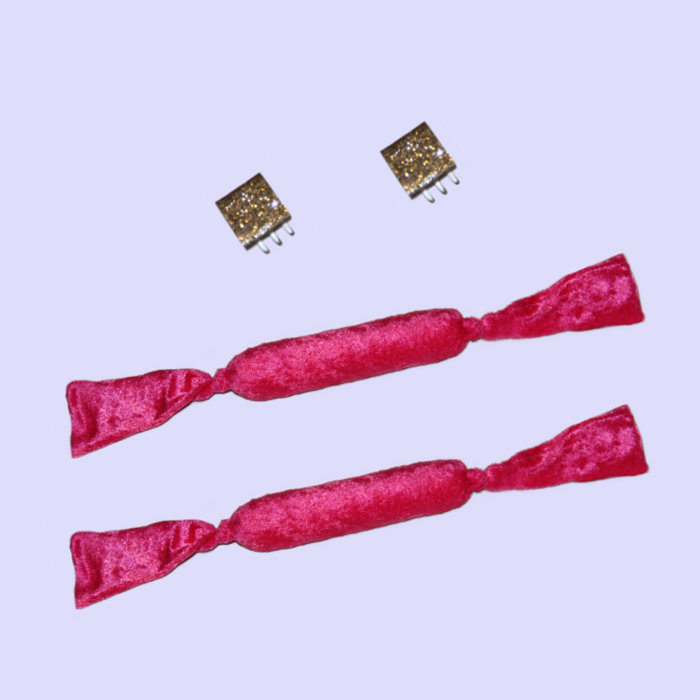 Loose Curl Sweet Roll (Cherry Pink)